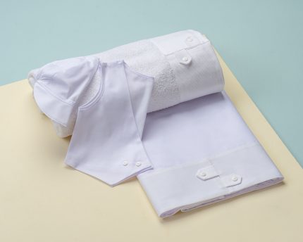 Λαδόπανο Σετ για Αγόρι Λευκό Δίδυμος | Twin, 1530 Lina Baby