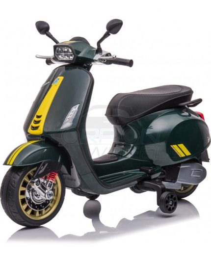 Ηλεκτροκίνητη Μηχανή 12V Vespa Sprint Racing 60s Original Πράσινη 5245052 - Skorpion Wheels