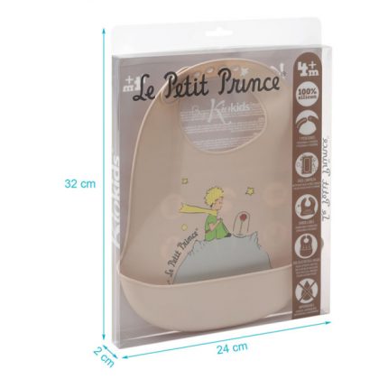 Kiokids - Σαλιάρα Σιλικόνης Little Prince 4m+