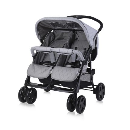 Lorelli Καρότσι διδύμων Twin Cool Grey 10020072386