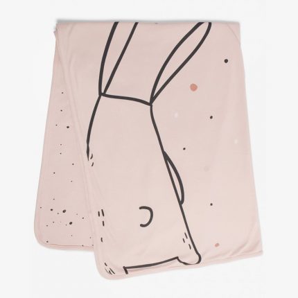 Καλοκαιρινή Κουβέρτα Διπλής Όψης Ροζ (85x115cm) - Minene