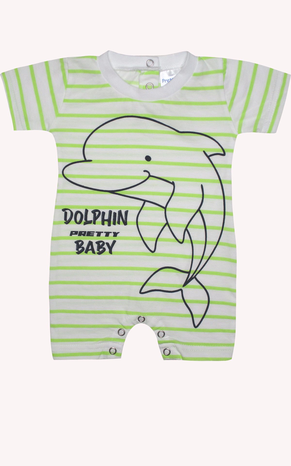 Βρεφικό Καλοκαιρινό Φορμάκι για Αγόρι Dolphin Lime-Λευκό Κοντό Μανίκι Ψιλή Πλέξη Υφάσματος, Βαμβακερό 100% - Pretty Baby Βρεφικό Καλοκαιρινό Φορμάκι για Αγόρι Dolphin Lime-Λευκό Κοντό Μανίκι Ψιλή Πλέξη Υφάσματος, Βαμβακερό 100% - Pretty Baby