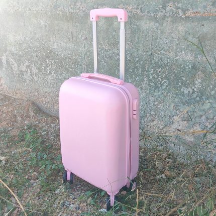 Βαλίτσα Trolley 18'' Ροζ Ματ Σαγρέ (52x32x20cm) | ΒΑΛ40