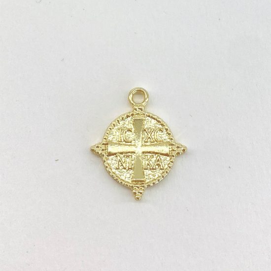 Χρυσό ICXCNIKA Μικρό Μεταλλικό Κωνσταντινάτο (50τμχ) | Μ127