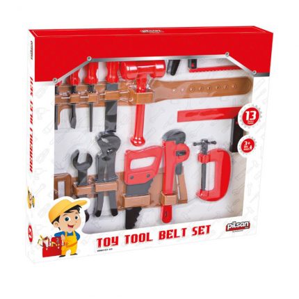 Σετ Εργαλεία σε Ζώνη Tool Set with Belt 13τμχ 03359 8693461033599 3+ - Pilsan