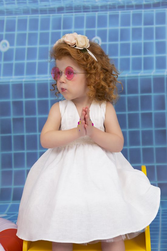 Βαπτιστικό Φορεματάκι για Κορίτσι Lily 9829, Bambolino