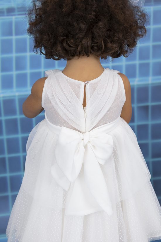 Βαπτιστικό Φορεματάκι για Κορίτσι Ιβουάρ Leticia 9854, Bambolino
