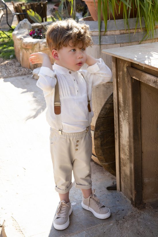Βαπτιστικό Κοστουμάκι για Αγόρι Teddy 9982, Bambolino