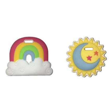 Silli Chews™ Mini Μασητικά Rainbow (2 τμχ.) 3m+ - Baby to Love