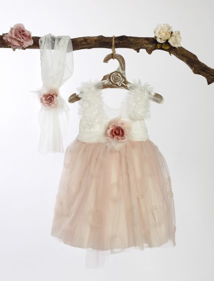 Βαπτιστικό Φορεματάκι για Κορίτσι Σάπιο Μήλο ΦΛ-606, Lollipop