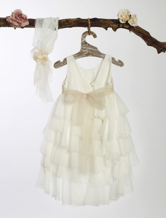 Βαπτιστικό Φορεματάκι για Κορίτσι Ιβουάρ ΦΛ-613, Lollipop
