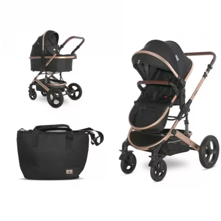 Lorelli Πολυκαρότσι Boston 2 in 1 Black 0m+ 10021832305