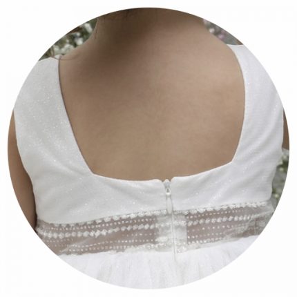Βαπτιστικό Φορεματάκι για Κορίτσι Ιβουάρ Κ4561Φ-Ι, Mi Chiamo
