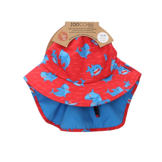 Zoocchini Cape Sunhat UPF50 Shark - Zoocchini