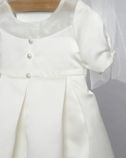 Βαπτιστικό Φορεματάκι για Κορίτσι Εκρού 2704-2, New Life