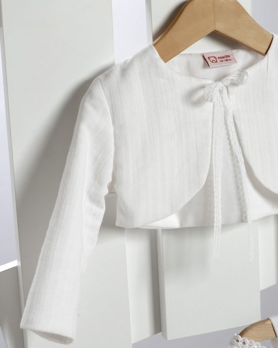 Βαπτιστικό Φορεματάκι για Κορίτσι Λευκό 2714-1, New Life