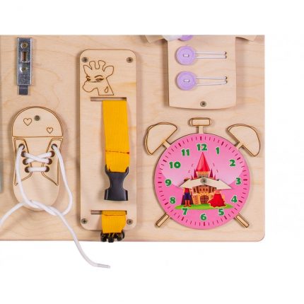 Ξύλινος Εκπαιδευτικός Πίνακας Wooden Manual Board Big MT11 3800146223311 - Moni Toys