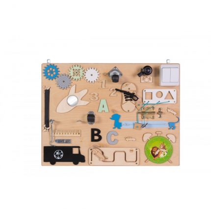 Ξύλινος Εκπαιδευτικός Πίνακας Wooden Manual Board Medium MT09 3800146223298 - Moni Toys