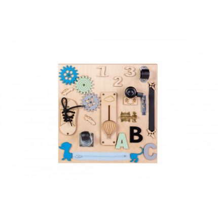 Ξύλινος Εκπαιδευτικός Πίνακας Wooden Manual Board Small MT05 3800146223274 - Moni Toys