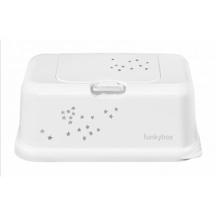 Θήκη για Μωρομάντηλα White Little Stars - Funkybox