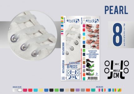 Shoeps, τα κορδόνια που δεν λύνονται 8τεμ Pearl