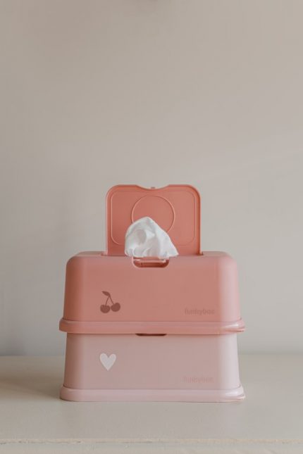 Θήκη για Μωρομάντηλα Pale Pink Little Heart - Funkybox