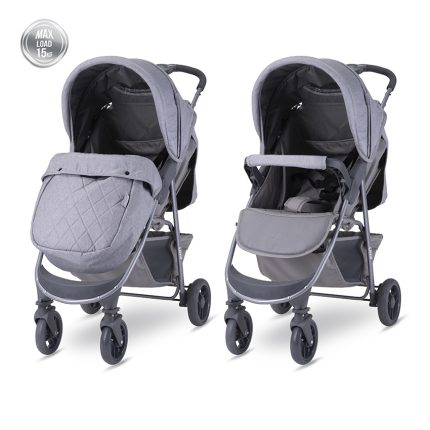 Lorelli Καρότσι Μωρού Olivia Basic Cool Grey 6m+ 10021862386