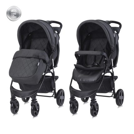 Lorelli Καρότσι Μωρού Olivia Black 6m+ 10021872305