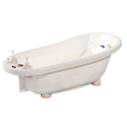 Lorelli Βρεφική Μπανιέρα 88cm με Βάση και Θερμόμετρο White-Pink 10130790002