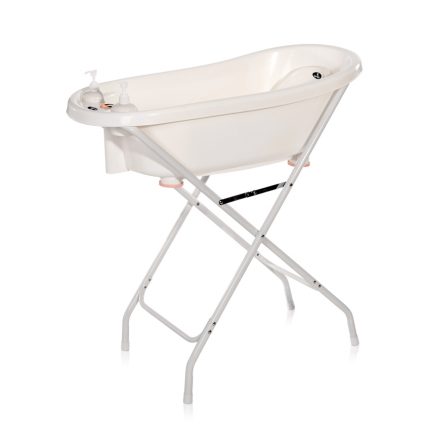 Lorelli Βρεφική Μπανιέρα 88cm με Βάση και Θερμόμετρο White-Pink 10130790002