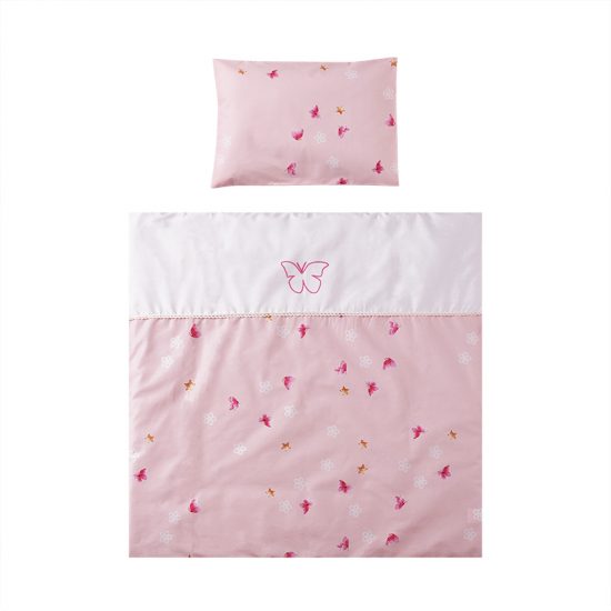 Lorelli Σετ Προίκα Μωρού για λίκνο FIRST DREAMS Butterflies Pink 20051165801