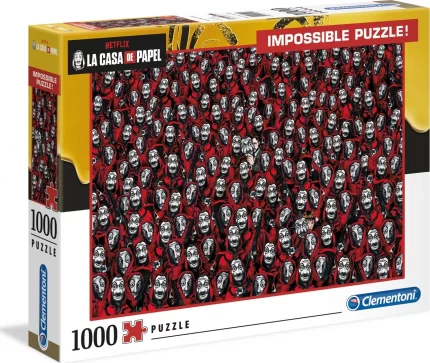 Clementoni Παζλ Impossible Netflix La Casa De Papel (The Money Heist) 1000 τμχ 10+ - As Company