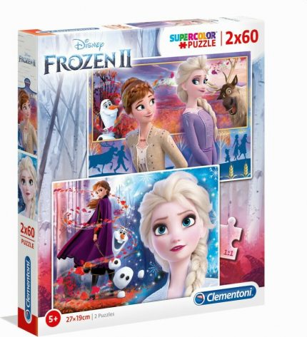 Clementoni Παιδικό Παζλ Super Color Frozen 2 2x60 τμχ 5+ - As Company