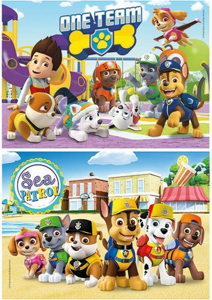 Clementoni Παιδικό Παζλ Super Color Paw Patrol 2x20 τμχ 3+ - As Company