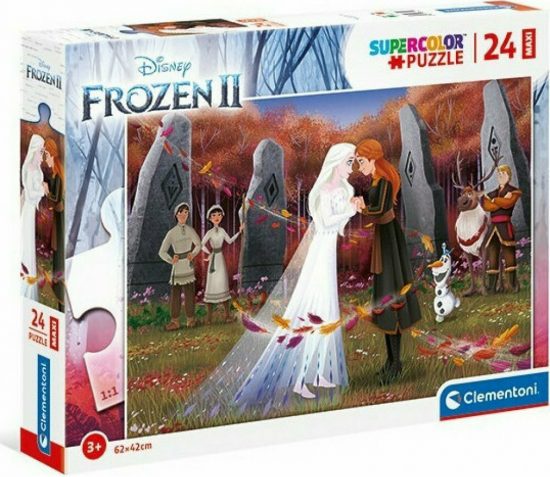 Clementoni Παιδικό Παζλ Maxi Super Color Frozen 2 24 τμχ 3+ - As Company