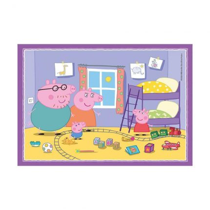 Clementoni Παιδικό Παζλ 4 in 1 Supercolor Peppa Pig 12-16-20-24 τμχ 3+ - As Company