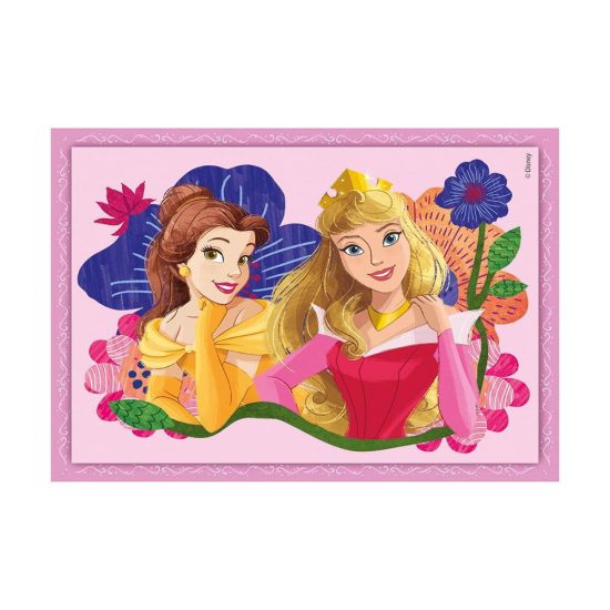 Clementoni Παιδικό Παζλ 4 in 1 Supercolor Disney Πριγκίπισσες 12-16-20-24 τμχ 3+ - As Company