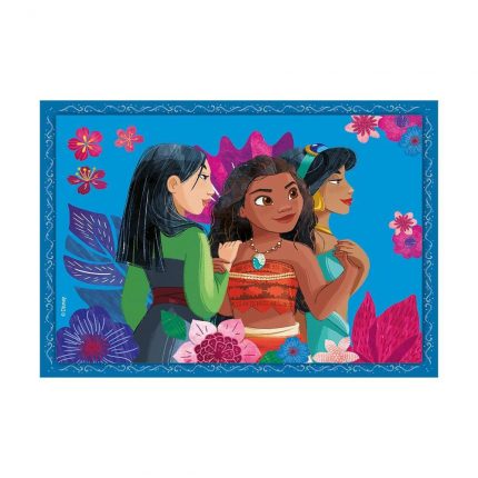 Clementoni Παιδικό Παζλ 4 in 1 Supercolor Disney Πριγκίπισσες 12-16-20-24 τμχ 3+ - As Company