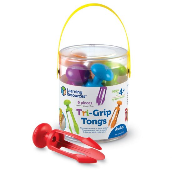 Λαβίδες Λεπτής Κινητικότητας και Γραφής Tri-Grip Σετ 6 τμχ 390.123 4+ - Learning Resources