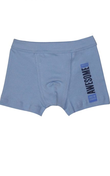 Παιδικά Boxer Σιέλ Nevermind, 6τμχ Πλεκτό Λάστιχο Βαμβακερά 100% - Pretty Baby