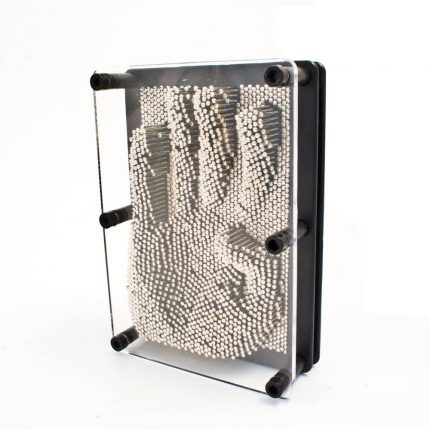 The Source Pin Art – Επιτραπέζιο διακοσμητικό 3D Pin Art – Μαύρο-Ασημί - The Source