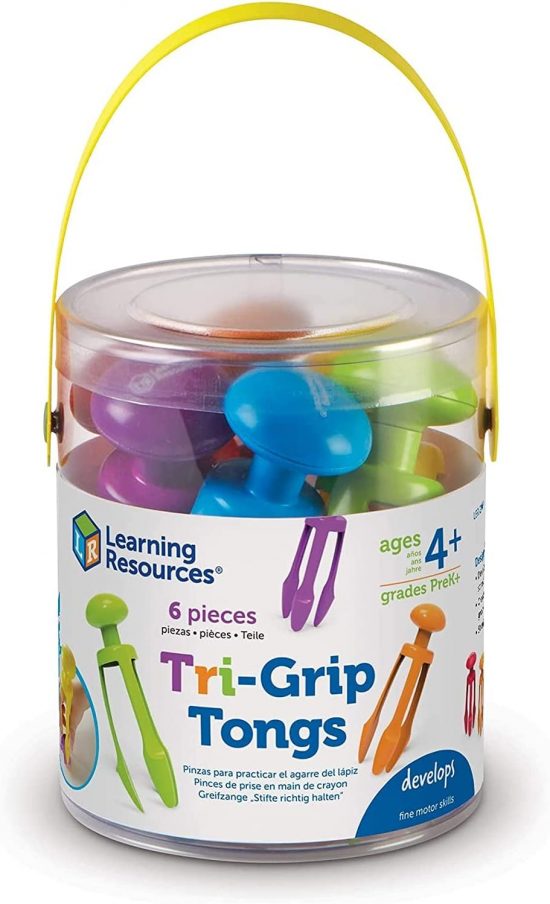 Λαβίδες Λεπτής Κινητικότητας και Γραφής Tri-Grip Σετ 6 τμχ 390.123 4+ - Learning Resources