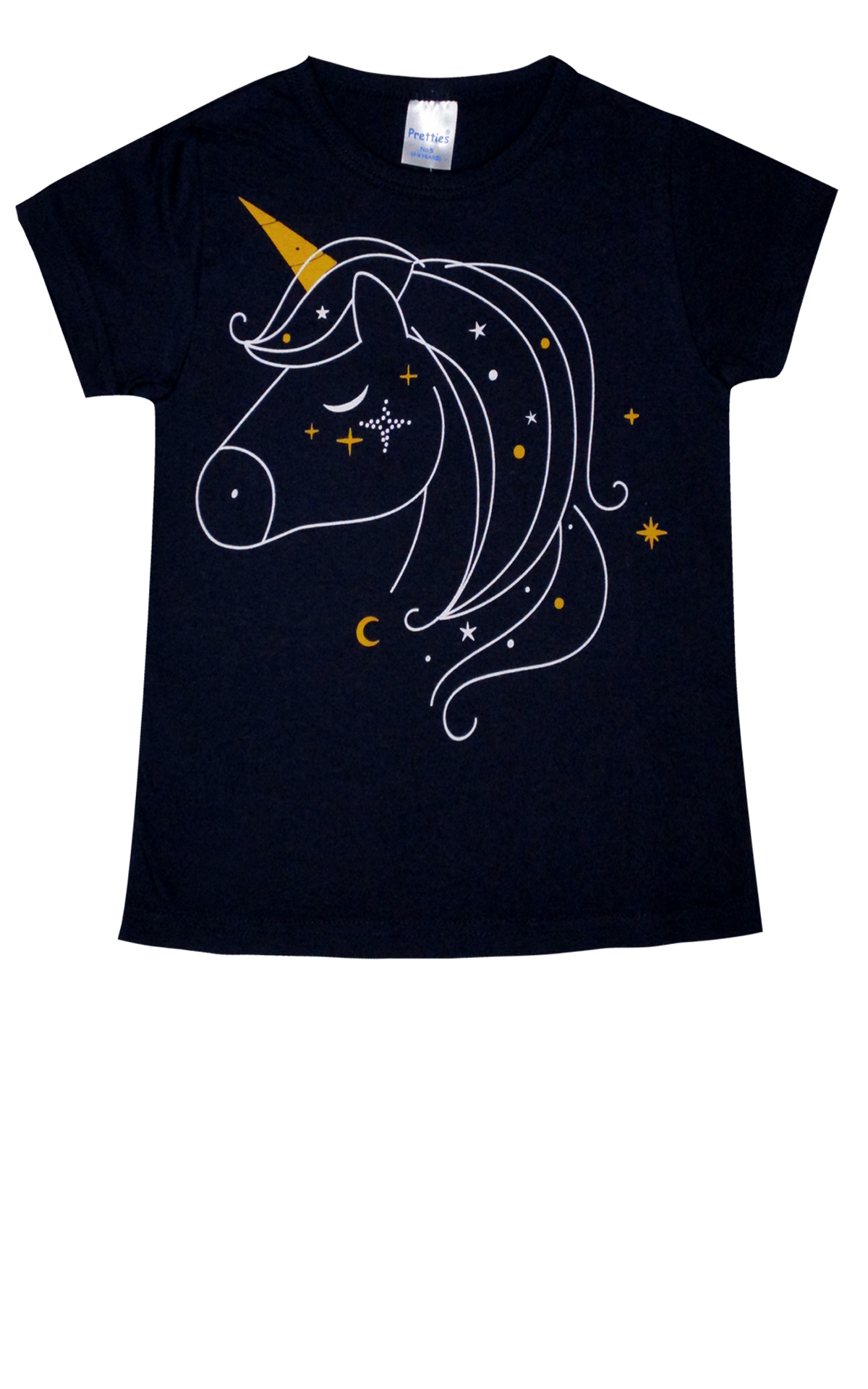Παιδική Καλοκαιρινή Πιτζάμα για Κορίτσι Unicorn Μαρίν Ψιλή Πλέξη Υφάσματος, Βαμβακερή 100% - Pretty Baby Παιδική Καλοκαιρινή Πιτζάμα για Κορίτσι Unicorn Μαρίν Ψιλή Πλέξη Υφάσματος, Βαμβακερή 100% - Pretty Baby