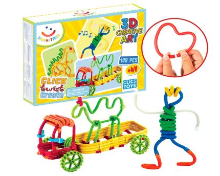 Κατασκευές με Spaghetteez 100τμχ. 64.077 3+ - Clics Toys