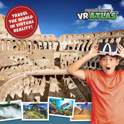 Abacus Brands VR Atlas Επιστημονικό σετ εικονικής πραγματικότητας του καθηγητή Maxwell – Πλήρης Έκδοση – Περιλαμβάνει Γυαλιά VR 8+ - Abacus Brands