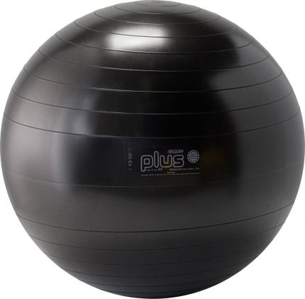 Μπάλα Γυμναστικής Μαύρη Plus 65εκ. 8.086 4+ - Gymnic