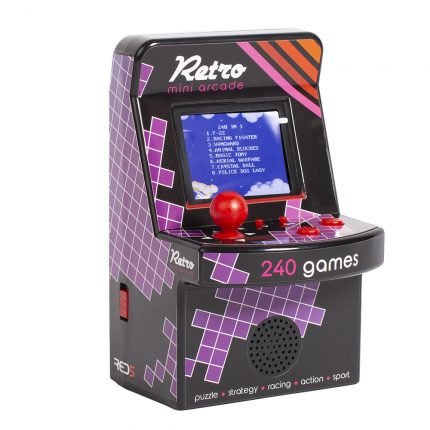 RED5 Retro Mini Arcade Machine Λιλιπούτεια Παιχνιδομηχανή με 240 Retro Παιχνίδια 8+ - The Source