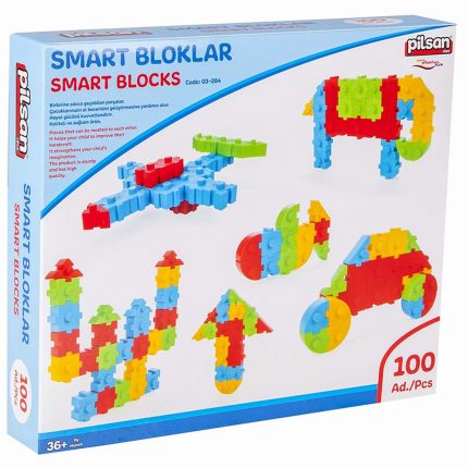 Τουβλάκια 100τμχ 03295-03284 Smart Blocks 8693461032950 3+ - Pilsan