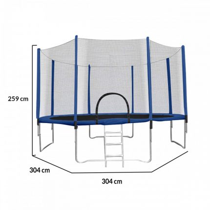 Byox Τραμπολίνο με Δίχτυ και Σκάλα 10 FT trampoline TX-T10-1 3800146228170