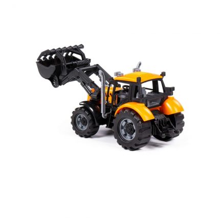 Τρακτέρ Progress Friction Powered Farm Loader Orange 4810344091758 3+ - Polesie